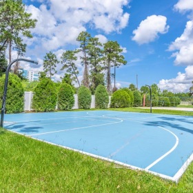 a pool in a park